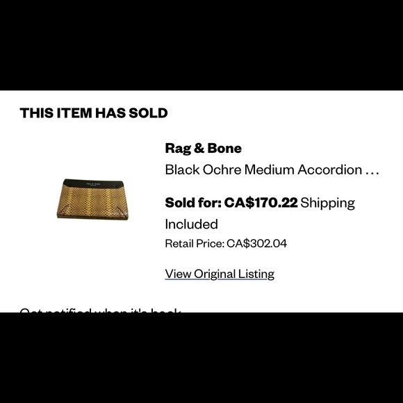 Rag&bone wallet snake skin - Picture 2 of 6